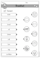 Vorschau - Arbeitsblätter - Breakfast (Frühstück) Arbeitsblatt differenziert - Englisch - Seite 3