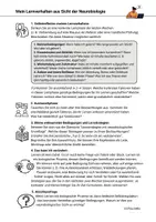 Vorschau - Arbeitsblätter - Lernen Neurobiologie Selbstregulation Lernstrategien Lernverhalten Selbstreflexion - Seite 1
