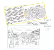 anteprima - Schede informative - Schede su Antica Grecia con illustrazioni e mappe - Pagina di copertina