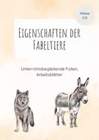 Vorschau - Arbeitsblätter - Fabeln - Menschliche Eigenschaften der Fabeltiere - Deckblatt