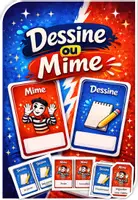 Vorschau - Mal- und Bastelvorlagen - Vokabelspiel Dessine ou Mime für Zwischendurch Niveau A 1.1 - Deckblatt