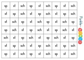 Vorschau - Spiele - sch, sp, st - Klasse 1-2 - Spiel - Bingo - Seite 3