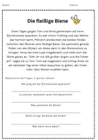 Vorschau - Arbeitsblätter - Leseverständnis Klasse 3 Frühlingstexte - Seite 2