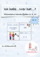 Vorschau - Spiele - Einmaleins Kernaufgaben Rechenspiel (Ich habe...Wer hat...?) - Deckblatt
