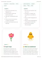 Vorschau - Mal- und Bastelvorlagen - Ostern & Frühling – Basteln & Malen - Seite 1