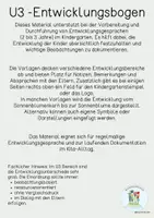 Vorschau - Anderer Materialtyp - Entwicklungsgespräche U3 / Kindergarten / KITA / (2-3 Jahre) - Seite 1