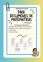 Vista previa - Unidades / Secuencias / Situaciones de Aprendizaje - Resúmenes de Matemáticas 5º primaria - SM - Portada