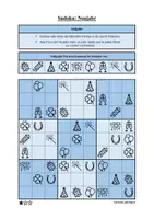 Vorschau - Arbeitsblätter - Sudoku 9x9: Neujahr & Silvester - Logisches Denken fördern! - Seite 1