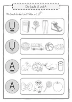 Vorschau - Arbeitsblätter - Lautschulung: Lange und kurze Vokale - Fördermaterial für Vorschule und 1. & 2. Klasse - Seite 3