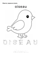 Aperçu - Apprentissages en autonomie - Graphisme & écriture printemps – script, cursive, capitale – Série de 14 fiches (maternelle, CP, inclusion) - Page 3