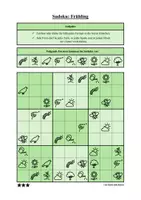 Vorschau - Arbeitsblätter - Sudoku 9x9: Frühling - Logisches Denken fördern! - Seite 3