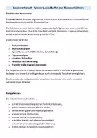 Vorschau - Arbeitsblätter - Lese-Buffet zur Klassenlektüre. Differenzierte Aufgaben zur begleitenden Arbeit an einer Klassenlektüre (Klasse 2–4) - Seite 1