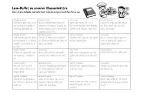 Vorschau - Arbeitsblätter - Lese-Buffet zur Klassenlektüre. Differenzierte Aufgaben zur begleitenden Arbeit an einer Klassenlektüre (Klasse 2–4) - Seite 3