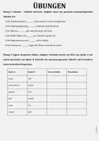 Vorschau - Arbeitsblätter - Zusammengesetzte Adjektive (Komposita) Wortbildung & Wortschatz Übungsheft mit Lösungen - Klasse 4 - Seite 3