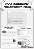 Vorschau - Arbeitsblätter - Industrialisierung - Familie (Industrielle Revolution) - Deckblatt