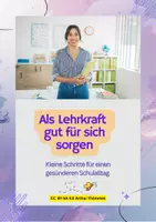Vorschau - Anderer Materialtyp - Als Lehrkraft gut für sich sorgen - Deckblatt