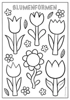 Vorschau - Arbeitsblätter - Blumen Fantasiehäuser Malen - Kunstprojekt im Frühling - Seite 3