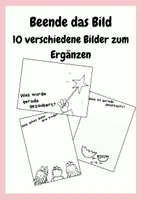 Vorschau - Arbeitsblätter - beende das Bild! 2 - Deckblatt