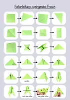 Vorschau - Anderer Materialtyp - Faltanleitung springender Frosch; Origami - Seite 1