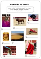Vorschau - Arbeitsblätter - Corrida de toros- der spanische Stierkampf - Deckblatt