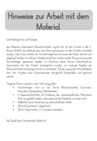 Vorschau - Arbeitsblätter - Experimente zur Wasserlöslichkeit - Seite 1