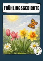 Vorschau - Arbeitsblätter - Frühlingsgedichte (Arbeitsheft) - Deckblatt