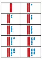 anteprima - Flashcard - Decine e unità da 10 a 99. Tessere autocorrettive con i BAM - Pagina 3
