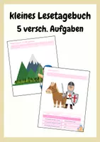 Vorschau - Arbeitsblätter - Mein Lesetagebuch zur Leseförderung - Deckblatt