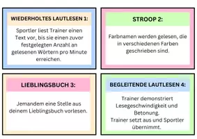 Vorschau - Arbeitsblätter - Postenblätter zur Förderung der Leseflüssigkeit - Seite 1