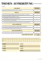 Vorschau - Poster - Materialpaket / Bundle Bewertungsbögen, Leitfaden - Referat, Vorlesen, Trailer, Projekt - Seite 2