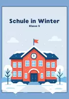 Vorschau - Arbeitsblätter - Schule im Winter/ Polarlichter. Klasse 5 - Deckblatt