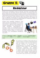 Vorschau - Arbeitsblätter - Medienberufe Gruppenarbeit: Journalismus, Social Media & Film - Seite 3