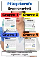 Vorschau - Arbeitsblätter - Gesundheit, Erziehung & Soziales Materialpaket: Ernährung, Pflegeberufe, soziale Identität & Berufsorientierung - Seite 1