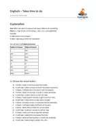 Vorschau - Arbeitsblätter - Englisch – takes time to do – AB mit Lösungen – Klasse 7 - Seite 1