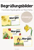 Vorschau - Präsentationen/Tafelbilder - Begrüßungsbilder digitale Tafel - Materialpaket zu allen Jahreszeiten - Seite 1