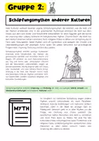 Vorschau - Stationenlernen - Schöpfungsgeschichte Gruppenarbeit: Bibel, Evolution & Schöpfungsmythen - Seite 3