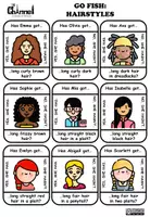 Vorschau - Spiele - DESCRIBING HAIRSTYLES – Go Fish Game - Seite 1