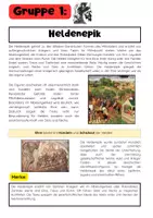 Vorschau - Arbeitsblätter - Mittelalter Literaturepoche: Heldenepik, Höfische & Epik - Seite 1