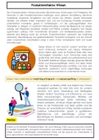 Vorschau - Arbeitsblätter - Produktionsfaktor Wissen Wirtschaft Unterrichtsmaterial - Seite 1