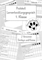 Vorschau - Arbeitsblätter - Materialpaket Protokoll Lernentwicklungsgespräche - Deckblatt