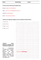 Vorschau - Arbeitsblätter - Schriftliche Multiplikation und Division Verschiedene Aufgaben - Seite 2
