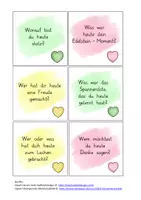 Vorschau - Anderer Materialtyp - Reflexionskarten für den Abschlusskreis (Ende des Tages/Ende der Woche) - Deckblatt
