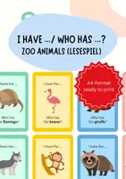 Vorschau - Spiele - Zoo animals: I have... Who has...? – Lesespiel Englisch - Deckblatt