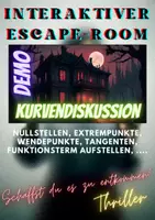Vorschau - Spiele - Demo - Kurvendiskussion - Die Villa - Interaktiver Escape-Room - Deckblatt