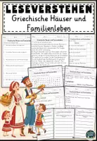 Vorschau - Arbeitsblätter - PAKET: Griechische Mythologie Sachtext, Lesen und Verstehen Arbeitsblätter mit Lesetext, Fragen - Seite 1