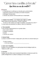 Aperçu - Préparation de séance / Séance complète - Kit "Les Conflits à l'école" - Page 2