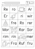 Vorschau - Arbeitsblätter - Lesen nach dem T t - Seite 3