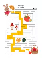 Vorschau - Arbeitsblätter - Labyrinth: Im Herbst (1. & 2. Klasse) - Seite 2