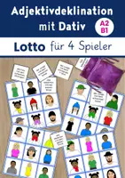 Vorschau - Spiele - Adjektivdeklination im Nominativ, Akkusativ und Dativ | DaF DaZ | A2 - Seite 1