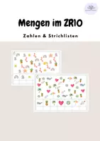 Vorschau - Anderer Materialtyp - Mengen im ZR10 - als Zahl oder Strichliste - Deckblatt
